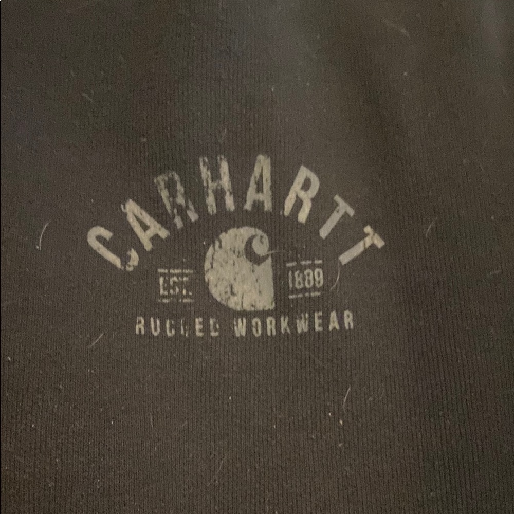 Carhartt Navy Rugged Workwear Hoodie